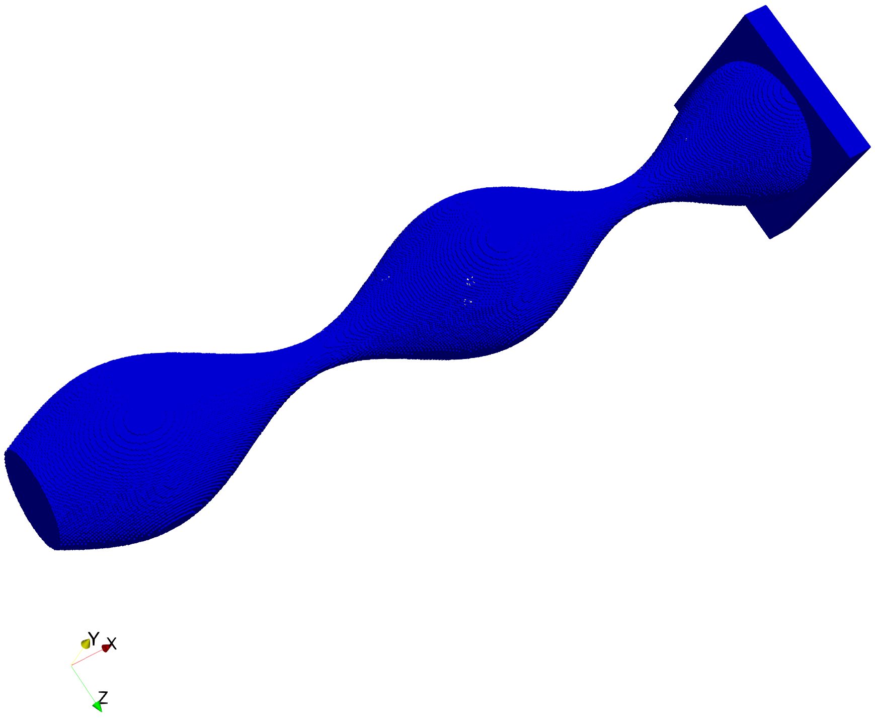 Ink bottle pore geometry